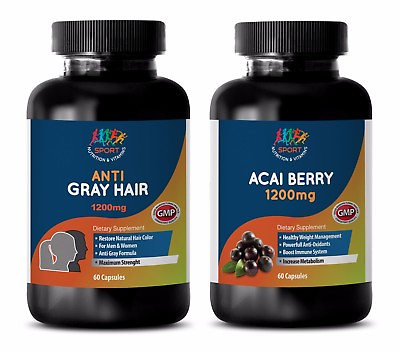 #ad antioxidant diet ANTI GRAY HAIR – ACAI BERRY COMBO 2B nettle herb $38.03