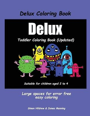 #ad Delux Coloring Book: A coloring colouring book for kids with coloring sheets $12.40