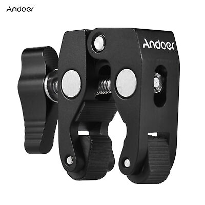 #ad Andoer Crab Pliers Clip Super Clamp 1 4quot; 3 8quot; For LED Light Camera Monitor T9S8 $8.99