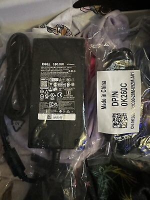 #ad Brand New Dell OEM 180w AC Adapter. HA180PM220 Works With Dell DocksLaptops . $18.99