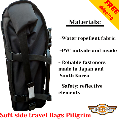 #ad Soft side travel bags Saddlebag for All motorcycle Luggage travel Free shipping $219.99