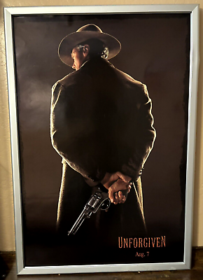 #ad 1992 “Unforgiven” Original Theatrical Movie House Poster 27“x 40quot; Rolled tube. $64.95