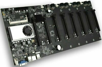 #ad 1X GPU Mining Rig Machine With CPU support 8 GPU PCIE slots Motherboard BTC T37 $186.60