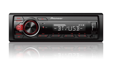 Pioneer Bluetooth Car Stereo Receiver AM FM Radio Audio System Single DIN Dash $86.11