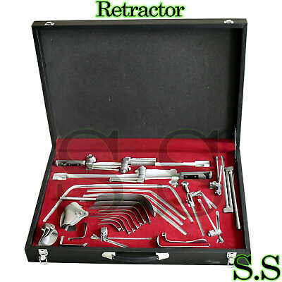 #ad Retractor Complete Set Stainless Steel Orthopedic Surgical Inst RT 1014 $1990.90