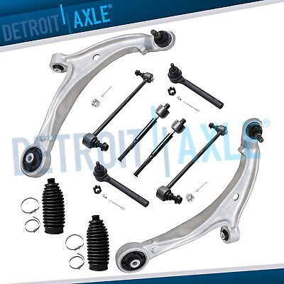 #ad 10p Front Lower Control Arms Kit Sway Bar Tie Rods for 2005 2010 Honda Odyssey $202.69