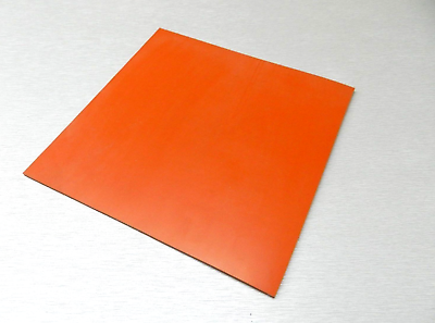 #ad Silicon Rubber Sheet High Temp Solid Red Orange Commercial Grade 12quot; x 12quot; x1 8quot; $15.95
