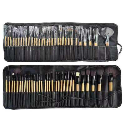 #ad 32pcs Professional Makeup Brushes Set with black bag $13.99