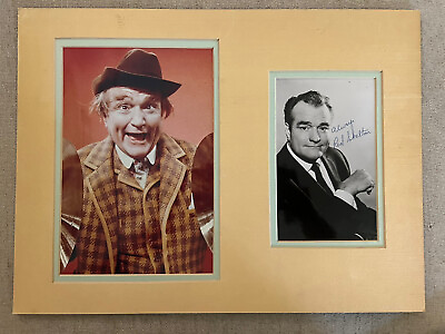 #ad RED SKELTON Comedian Actor TWO Photos Matted 1 SIGNED Signed 984 $625.00