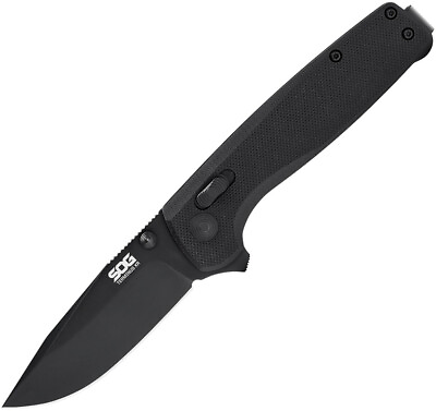 #ad SOG Terminus XR Lock Black G10 Folding D2 Steel Pocket Knife $54.95