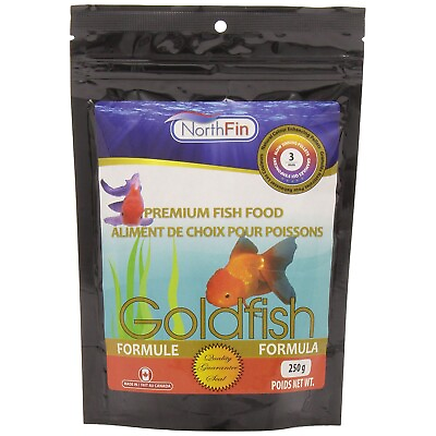 #ad NorthFin Goldfish Formula 3mm Slow Sinking Pellets 250g Premium Fish Food $16.17