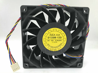 #ad For YLFan Cooling Fan D12BM 12D YL 12V 2.3A S7 S9 Max Airflow Rate Fan 120mm $22.79