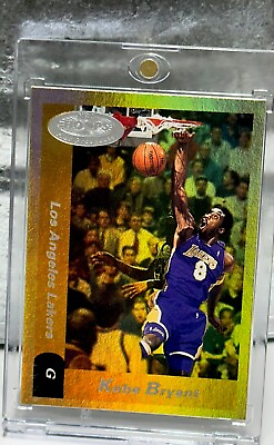 #ad Kobe Bryant Card Rare Limited GOLD HOLO REFRACTOR SP INSERT LAKERS JERSEY #8 $60.43