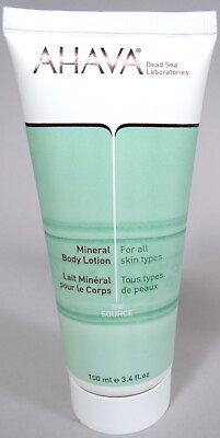 #ad Ahava Mineral Body Lotion All Skin Types Moisturizer Dead Sea Water 3.4 oz New $13.99