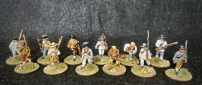 #ad 28mm American War of Independence Painted 1775 1783 Colonial Militia. $115.00
