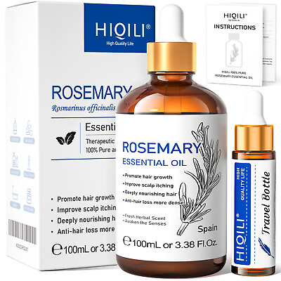 #ad 100 mL Rosemary Essential Oil 100% Pure Natural Therapeutic Grade Hair Growth $13.33