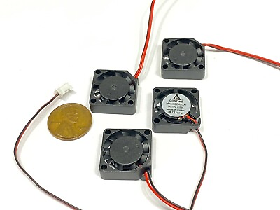 #ad 4 Pieces 2006 micro Small 12V DC Cooling Fan 20mm 6mm 2 Pin Mini axial 2cm E15 $21.84