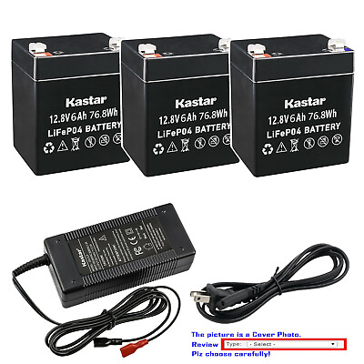 #ad Kastar 12V 6Ah LiFePO4 Battery Smart Fast Charger for GTX7A 32X7A 44023 CTX7A $81.97