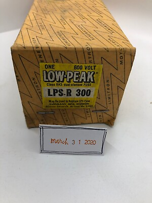 #ad Low Peak Fuse LPS R 300 $29.99