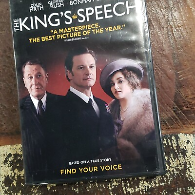 #ad The Kings Speech DVD 2011 Colin Firth Helena Bonham Carter Free Shipping $6.16
