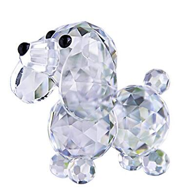 #ad Crystal Cute Dog Figurine Collection Cut Glass Ornament Statue Animal Collect... $14.75