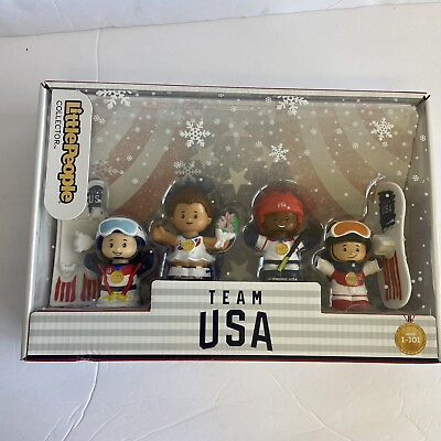 #ad New Little People TEAM USA 2020 2021 SUMMER OLYMPICS Collectible Gift Sports $17.99