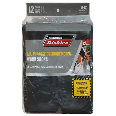 #ad #ad Dickies Men#x27;s Work Crew Socks 12 Pack $16.48