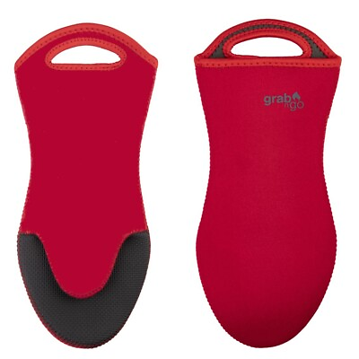 #ad Oven BBQ Gloves Red Kitchen Mitts Cooking Heat Resistant Gift Insulated Neoprene AU $34.15