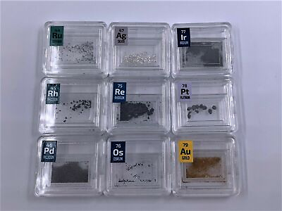 #ad The Periodic Element Powders Samples in periodic Tiles Rhodium Iridium Osmium $24.43