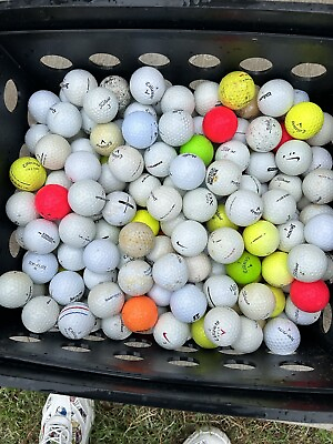 #ad Assorted Hitaway Practice Recycled Used Golf Balls Color Mix 100 Count $35.99