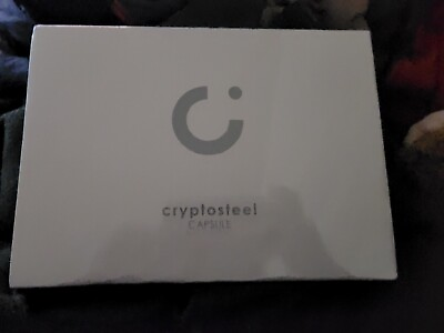 #ad Cryptosteel Capsule Solo Cryptocurrency The Mother of all Backups.  $299.00