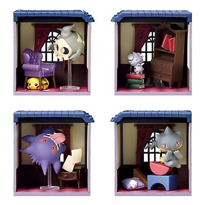 #ad Re Ment Pokemon Midnight Mysterious Mansion Box Product 4 Types 4 Pieces F S $72.98