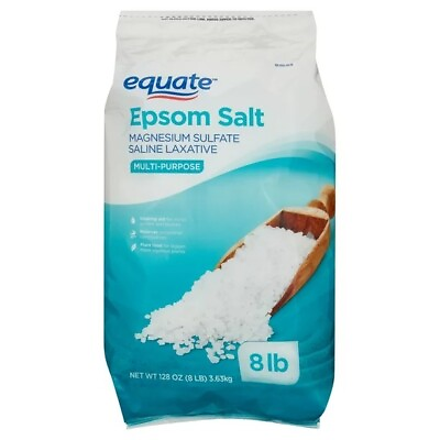 #ad Equate Epsom Salt Magnesium Sulfate 128oz 8lb Scent Free $10.00