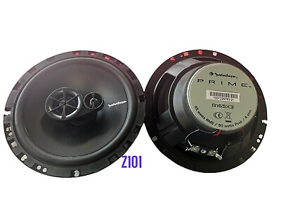 #ad Rockford Fosgate Prime R165X3 6 1 2quot; 3 way Speakers 45 Watts RMS $48.00