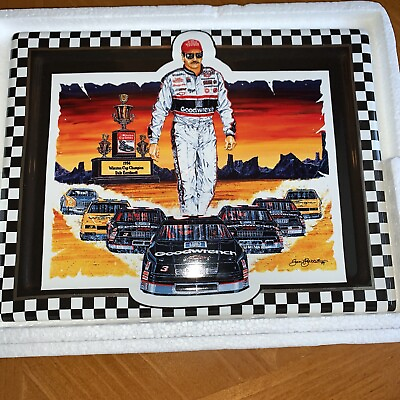 #ad DALE EARNHARDT Championship Collection “Magnificent 7”Sam Bass Plate 7x9 NASCAR $19.99