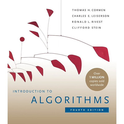 #ad Introduction to Algorithms Fourth Edition Hardcover $76.00