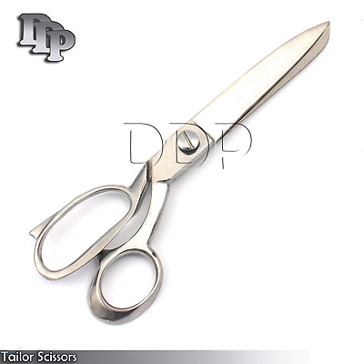 #ad 10quot; HEAVY DUTY CARPET UPHOLSTERY TAILOR SCISSORS Sliver Fabric Leather Sharp $12.10