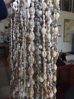 #ad Lot of 26 SHELL Necklace Strands 30 Inch Each for Craft Wear Sell Seashells $25.00