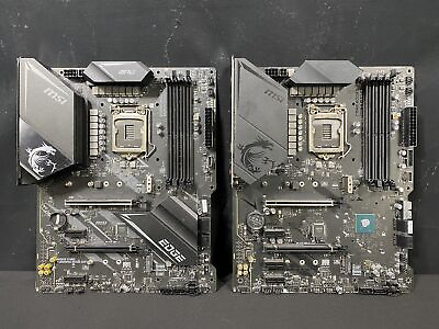 #ad Lot of 2 MSI MPG Z490 GAMING ATX DDR4 LGA1200 Motherboard For Parts Read $67.19