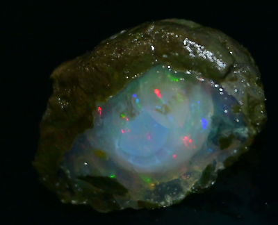 #ad Opal Rough 110.00 Carat Natural Ethiopian Opal Raw Welo Opal Gemstone Multi Fire $88.00