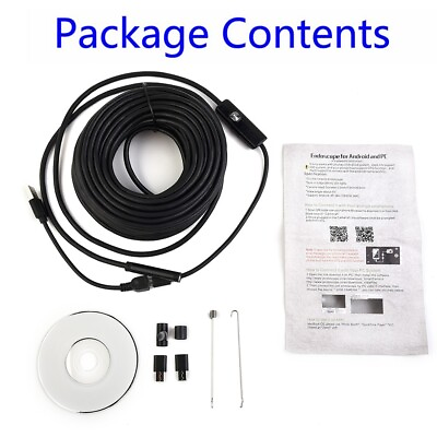 #ad 15m 50 Pipe Inspection Camera Endoscope Video Ft Waterproof with 300 000 Pixels $41.60