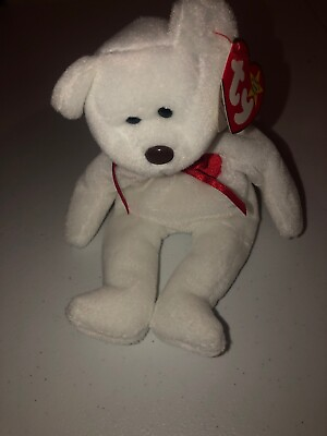 #ad Ty BEANIE BABIES PVC PELLETS STYLE 4058 1ST EDITION RETIRED VALENTINO RARE $500.00