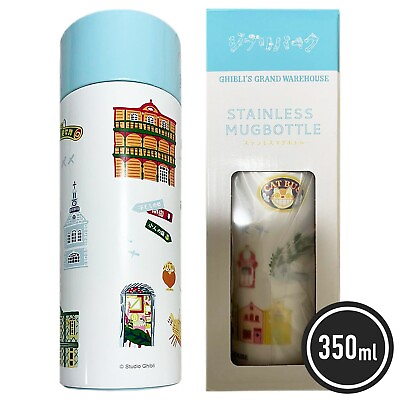 #ad Ghibli Park Limited Stainless Portable Thermos Mug Bottle 350ml Building New $84.00
