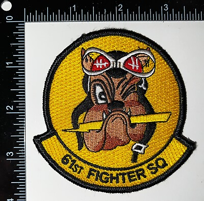 #ad USAF 61st Fighter Squadron Patch $22.00