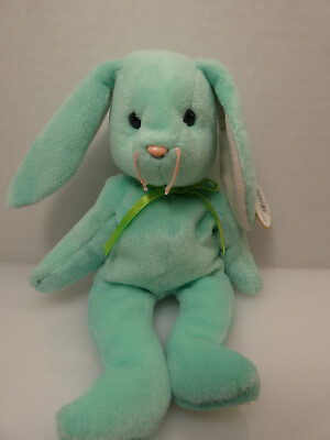 #ad TY Beanie Baby quot;Hippity the Rabbitquot; 1996 Retired PE Pellets Plush Mint Tags $3.99