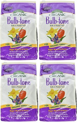 #ad Espoma BT4 4 lb Organic All Natural Bulb Tone Bulb Fertilizer Food Pack of 4 $55.89