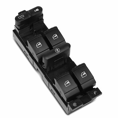 Driver Side Power Master Window Control Switch For VW Golf Jetta MK4 Passat B5 $13.89