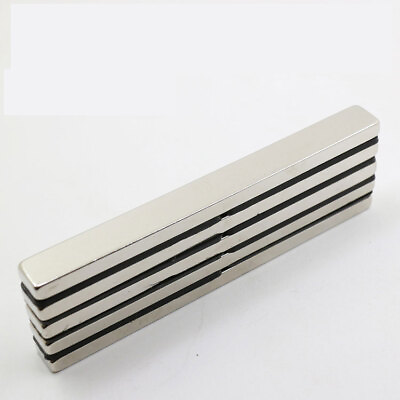 #ad 1 10 20pcs 100mm x 10mm x 5mm Strong Rare Earth Neodymium Bar Block Magnets N50 $59.99