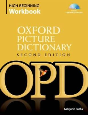 #ad Oxford Picture Dictionary High Beginning Workbook: Vocabulary reinforceme GOOD $7.54