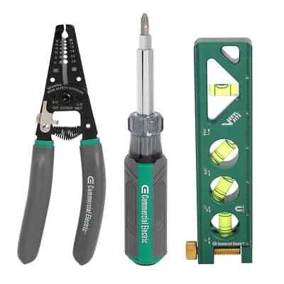 #ad Commercial Electric Electrician#x27;s Tool Set 3 Piece $19.95